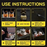 スモークガン ウッドスモークインフューザー Birner PRO - スモークボックスキット 12個 スモーカーマシン アクセサリーとウッドチップ付き - 食品と飲料用のコールドスモーク